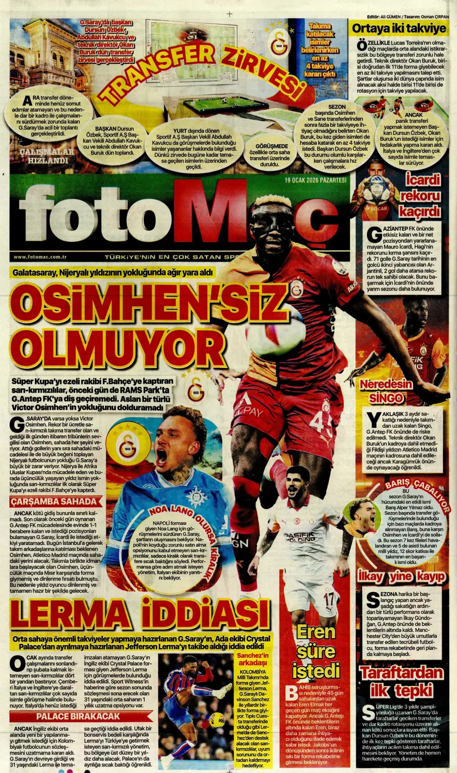 "Sonunda Maestro bombası patlıyor" | Sporun manşetleri - 9