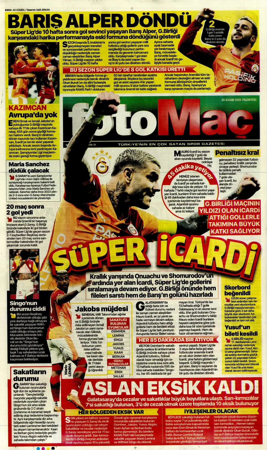 "Matador şov: Marco Asensio" | Sporun manşetleri - 25