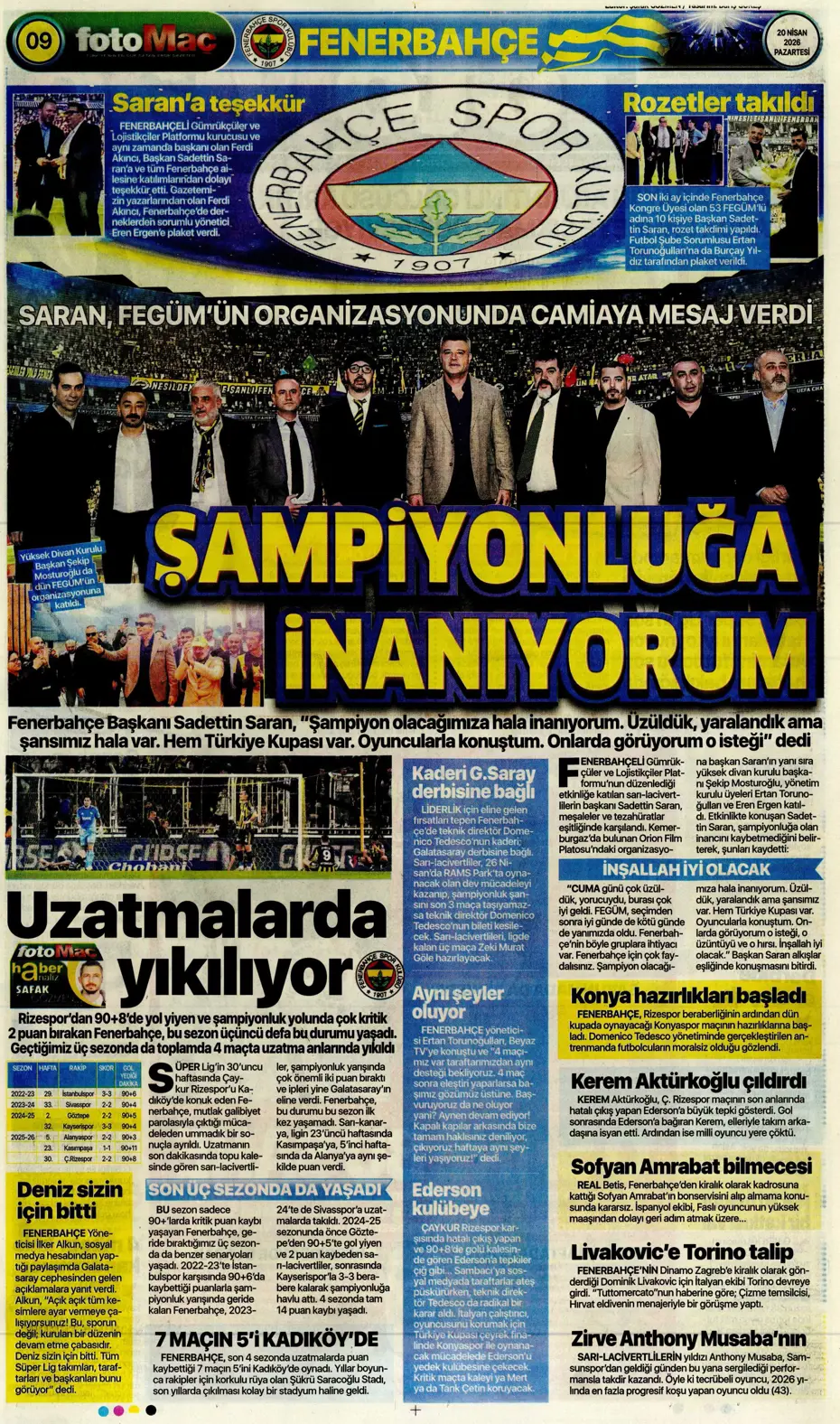 Eyvah! Gabriel Sara için geliyorlar | Sporun manşetleri - 14 Eyvah! Gabriel Sara için geliyorlar | Sporun manşetleri - 14