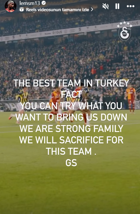 Lemina'dan derbi paylaşımı: "Bu bir gerçek" diyerek açıkladı, taraftar sosyal medyaya akın etti - 5