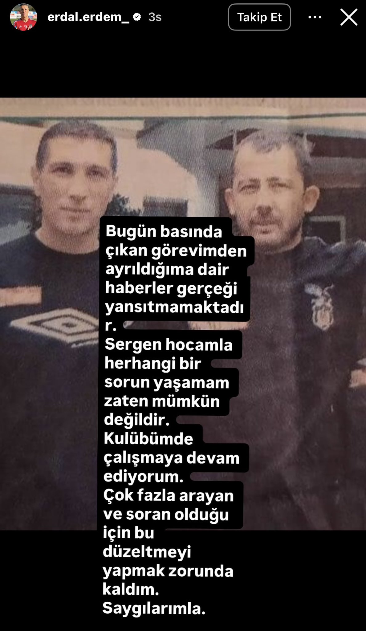 Beşiktaş'ta ayrılık iddiasına yalanlama geldi: "Sergen hocamla sorun yaşamam mümkün değil" - 3