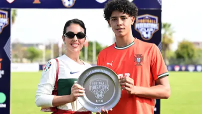 Cristiano Ronaldo'nun oğlu, Antalya'da şampiyon oldu