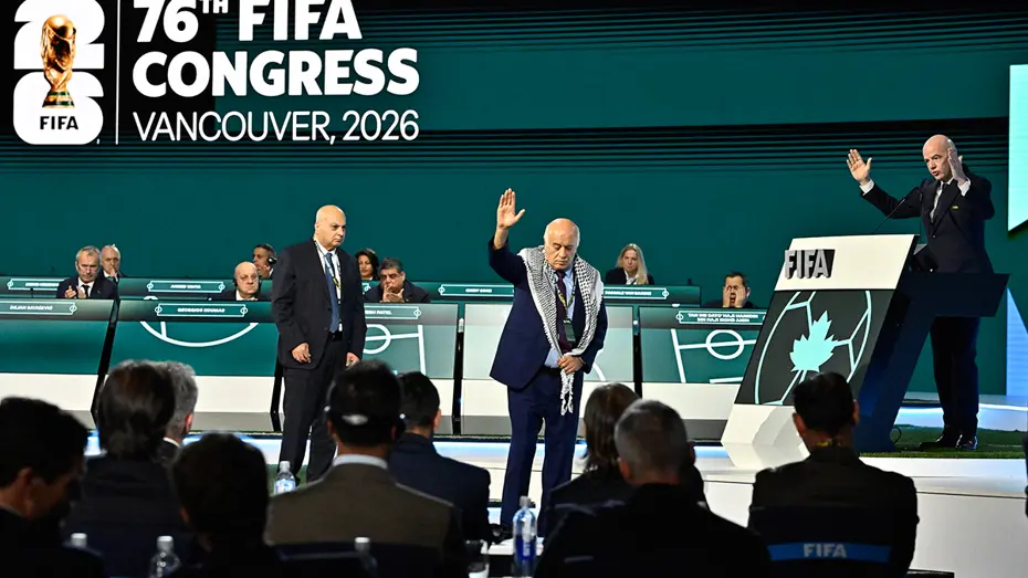 FIFA'nın toplantısında Filistin'den İsrail temsilcisine tarihi rest! Herkes bu görüntüyü konuşuyor - 2 FIFA'nın toplantısında Filistin'den İsrail temsilcisine tarihi rest! Herkes bu görüntüyü konuşuyor - 2