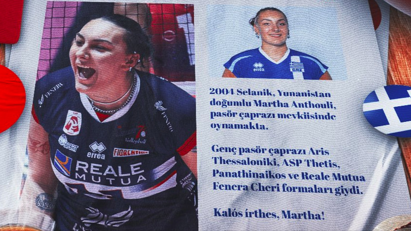 Aras Kargo, Yunan voleybolcu Martha Anthouli'yi transfer etti