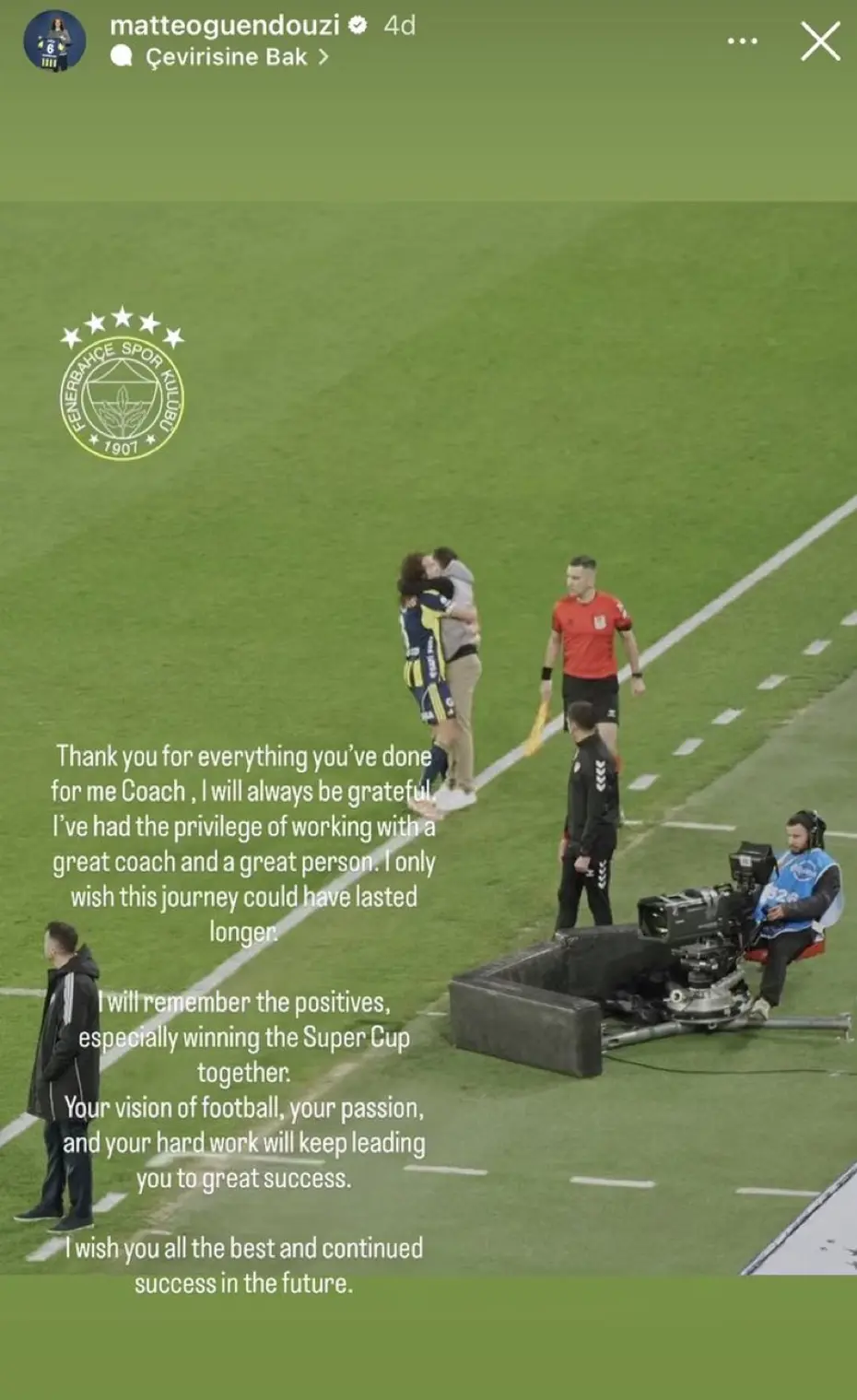 Guendouzi'den Tedesco'ya duygusal veda - 3