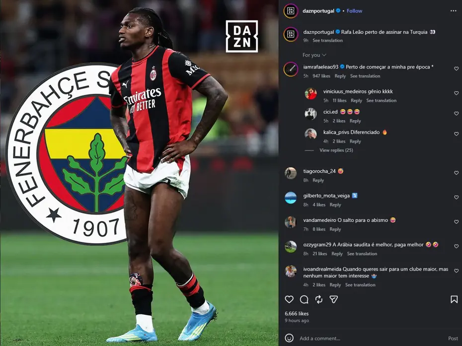 Rafael Leao'dan Galatasaray & Fenerbahçe haberlerine yanıt - 3