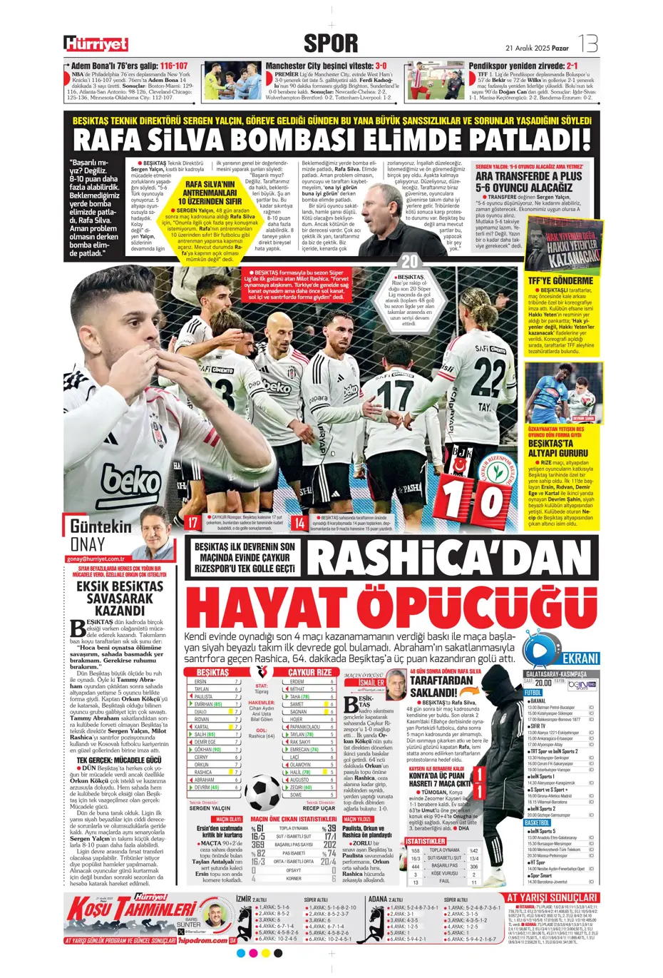 "Transferde Yusuf Sarı bombası" | Sporun manşetleri - 26