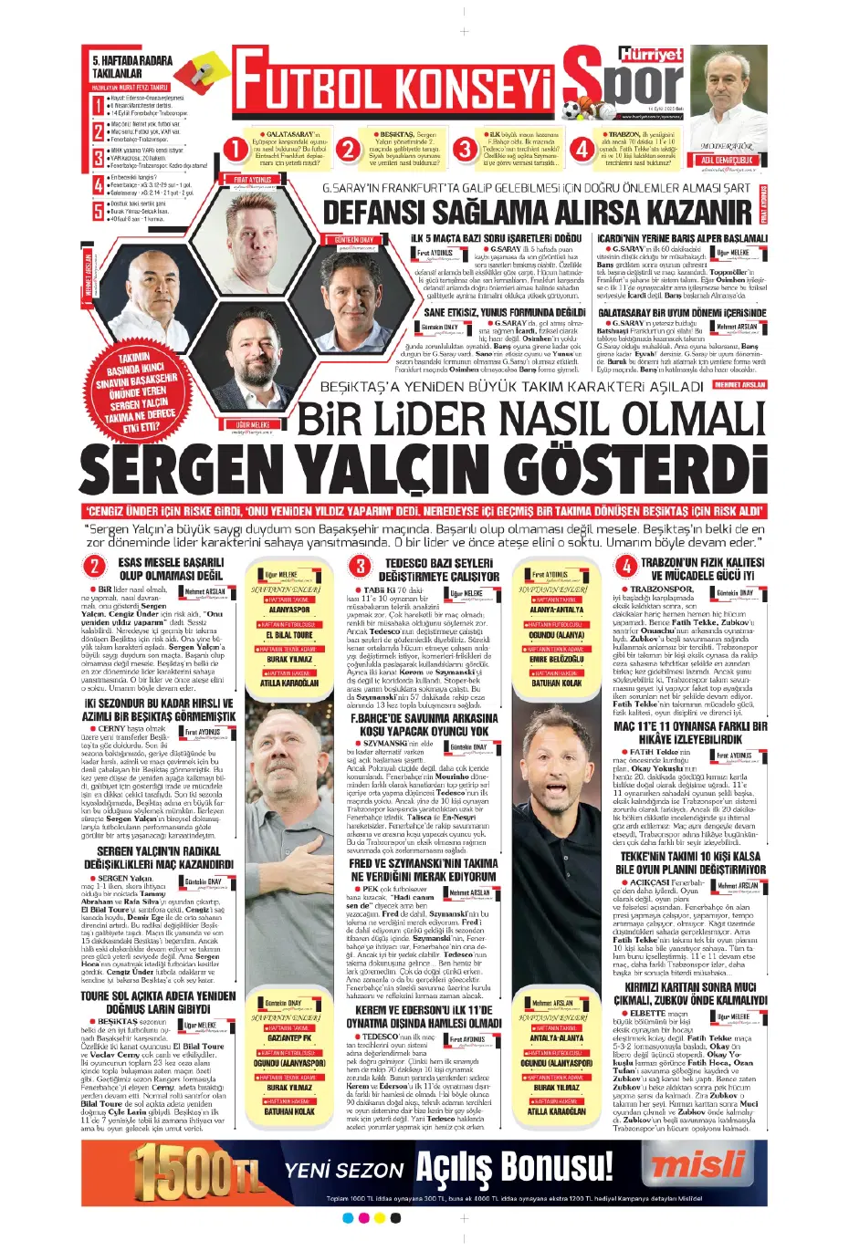"Fenerbahçe'den David Alaba bombası" | Sporun manşetleri - 13