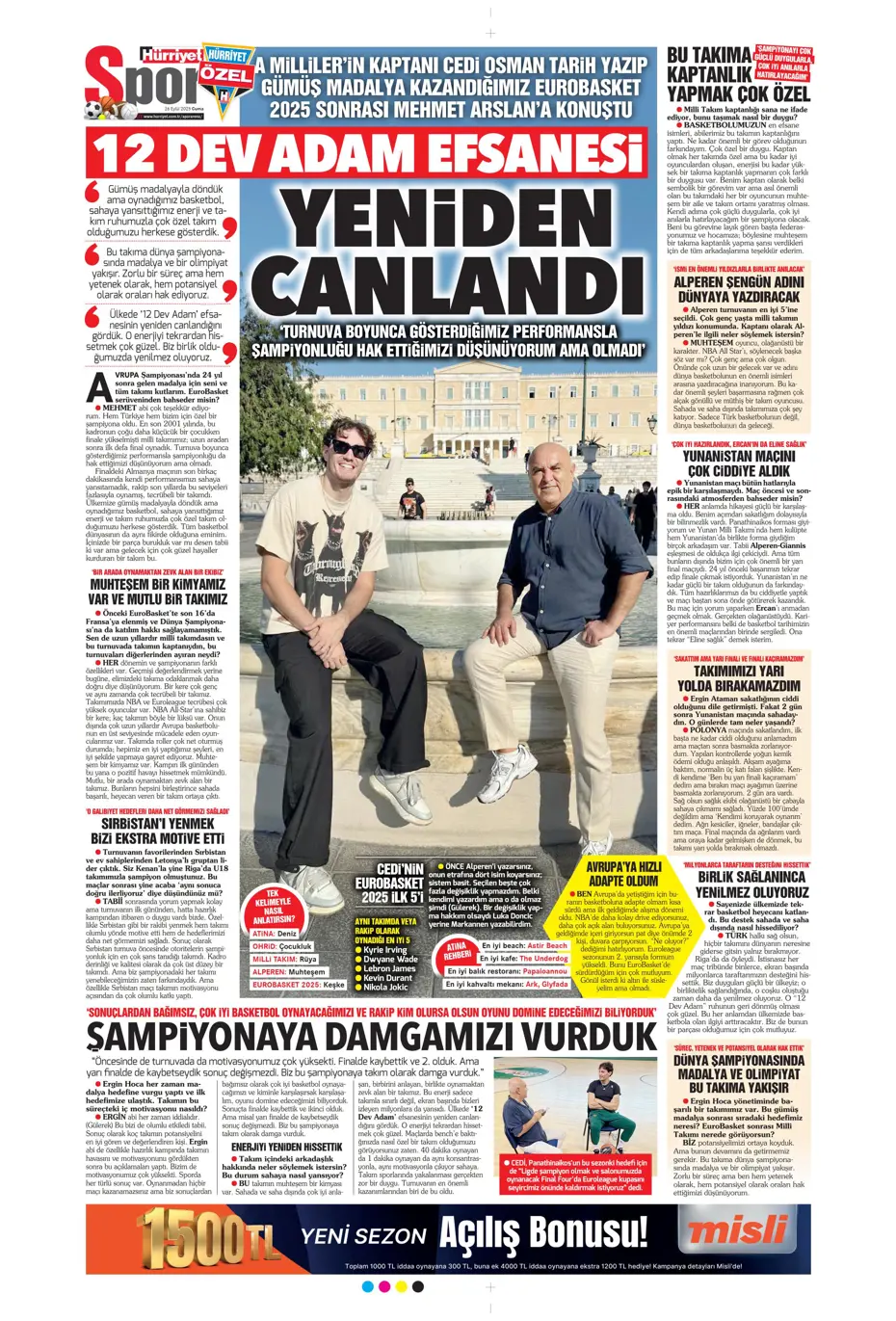 "Volkan Demirel'den Fenerbahçe'ye cevap" | Sporun manşetleri - 18