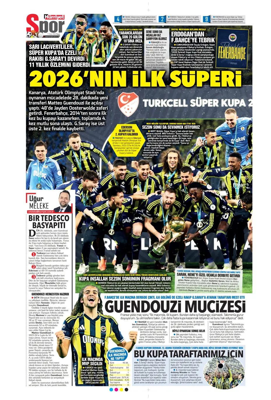 "Fenerbahçe'de volkanik patlama" | Sporun manşetleri - 33