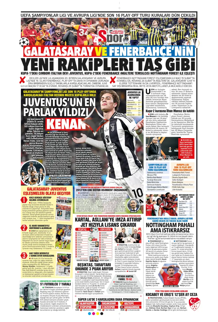 "Lookman, Fenerbahçe'de" | Sporun manşetleri - 20