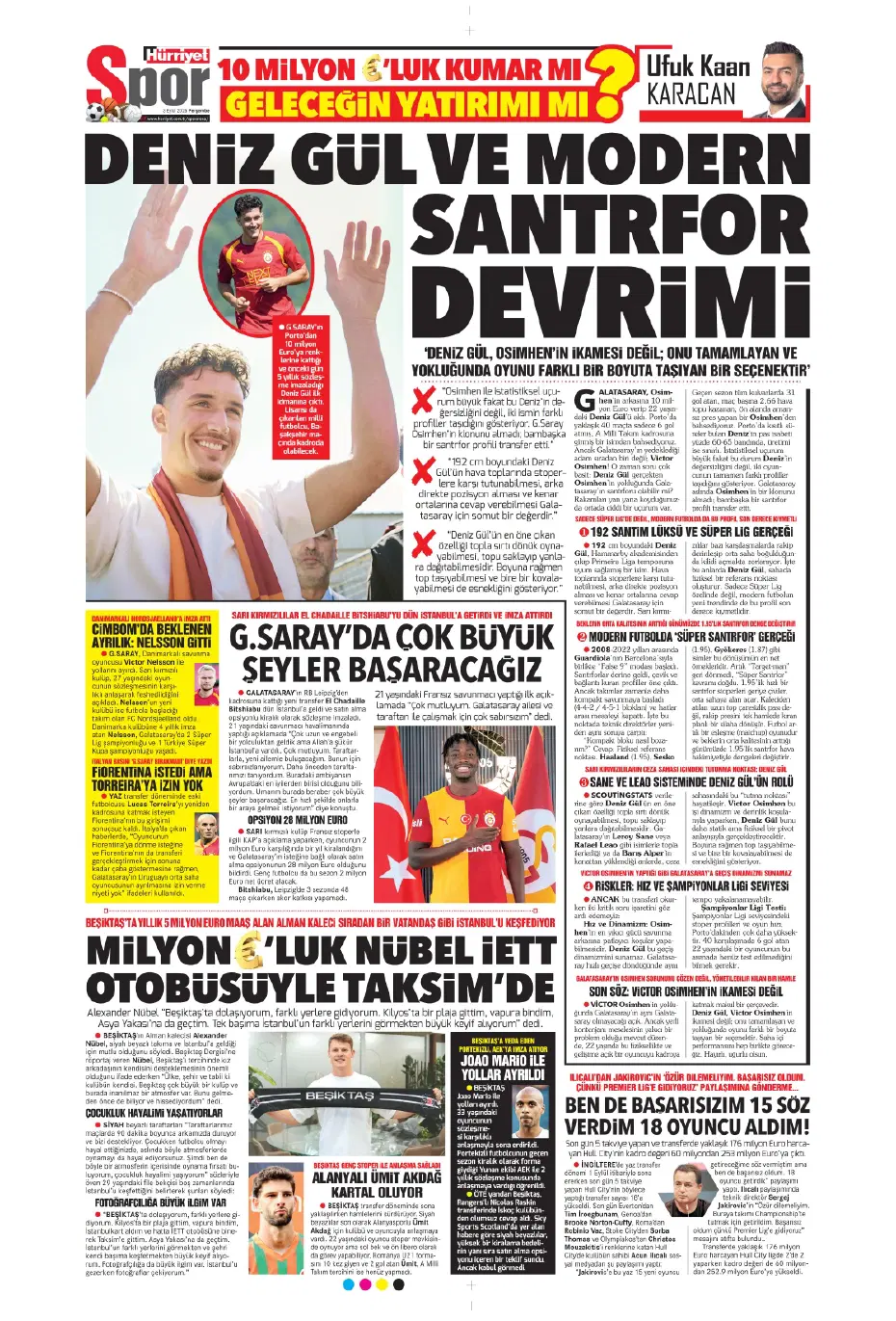 Can Uzun derken 2 isim daha! Fenerbahçe'den son gün bombaları | Sporun manşetleri - 7 Can Uzun derken 2 isim daha! Fenerbahçe'den son gün bombaları | Sporun manşetleri - 7