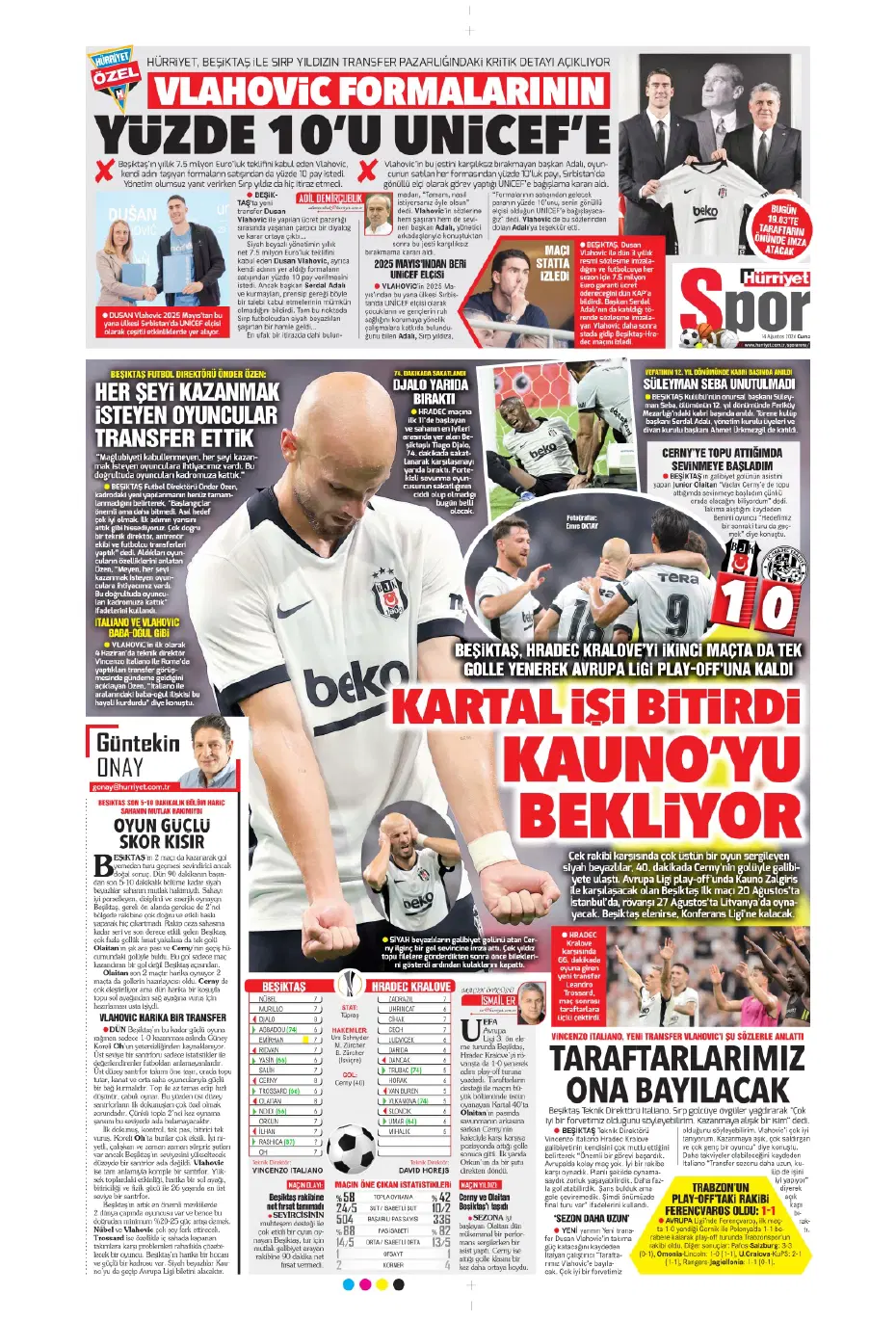 Orkun Kökçü'nün kankası Beşiktaş'a geliyor | Sporun manşetleri - 15