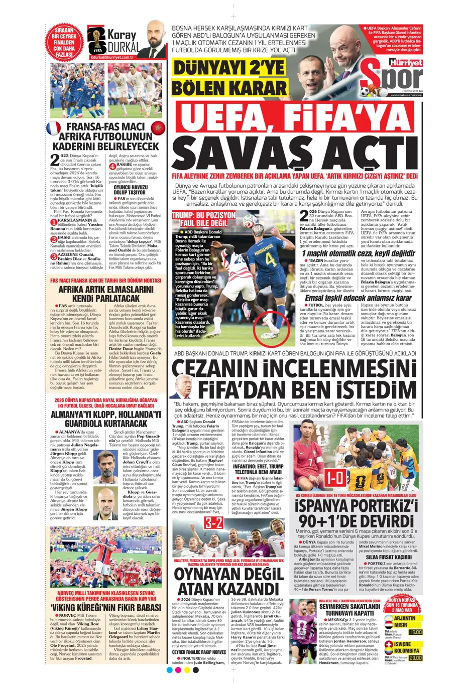 "Ve Greenwood, Fenerbahçe'de" | Sporun manşetleri - 5