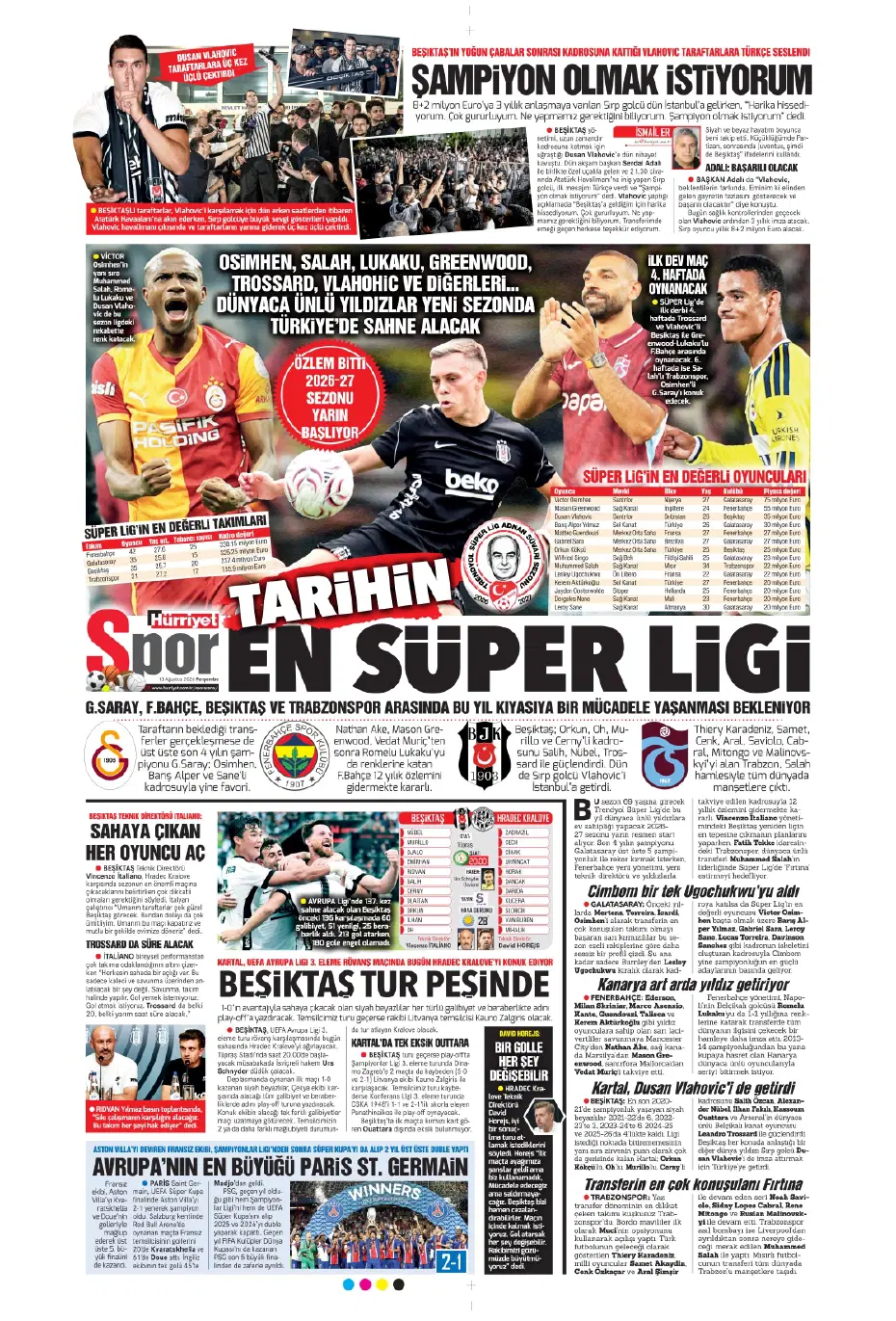 Yüksel Yıldırım, Fenerbahçe'den flaş bir transfer yapıyor | Sporun manşetleri - 5 Yüksel Yıldırım, Fenerbahçe'den flaş bir transfer yapıyor | Sporun manşetleri - 5