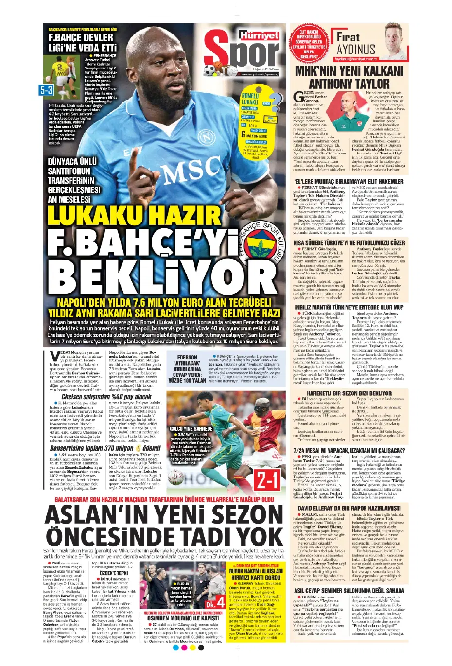 Fenerbahçe'de yaprak dökümü! Çağlar Söyüncü dahil tam 11 futbolcu | Sporun manşetleri - 5 Fenerbahçe'de yaprak dökümü! Çağlar Söyüncü dahil tam 11 futbolcu | Sporun manşetleri - 5