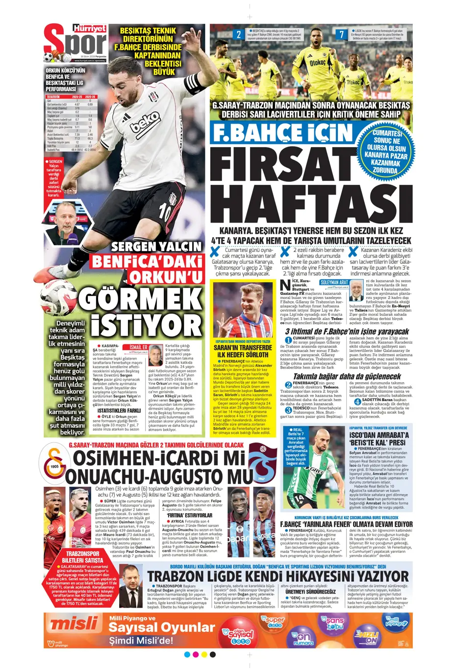 "Talisca teklife "Evet" dedi" | Sporun manşetleri - 17