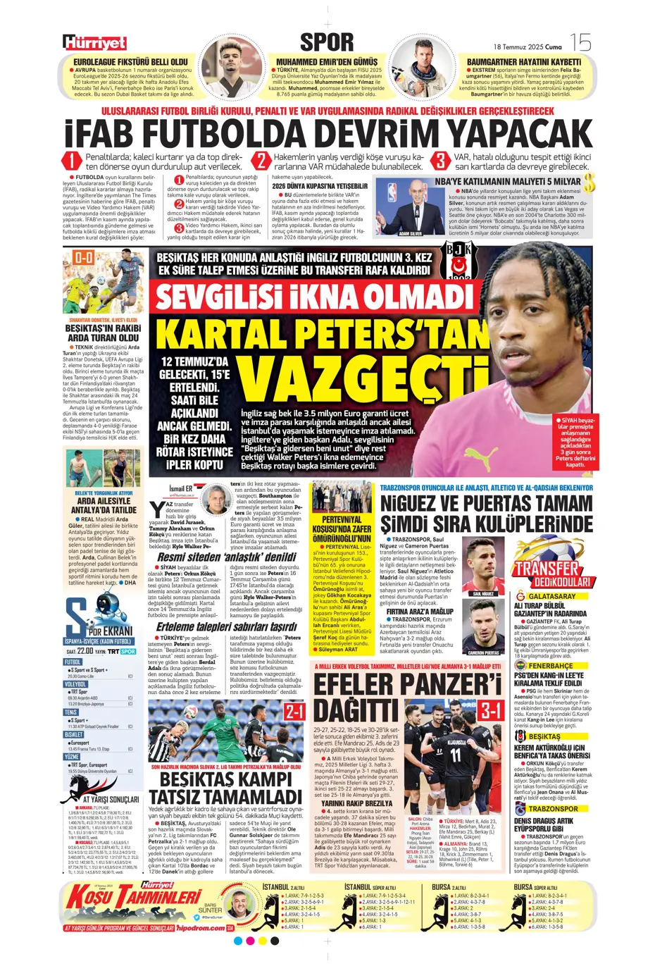 "Fenerbahçe'ye En-Nesyri piyangosu" | Sporun manşetleri - 17