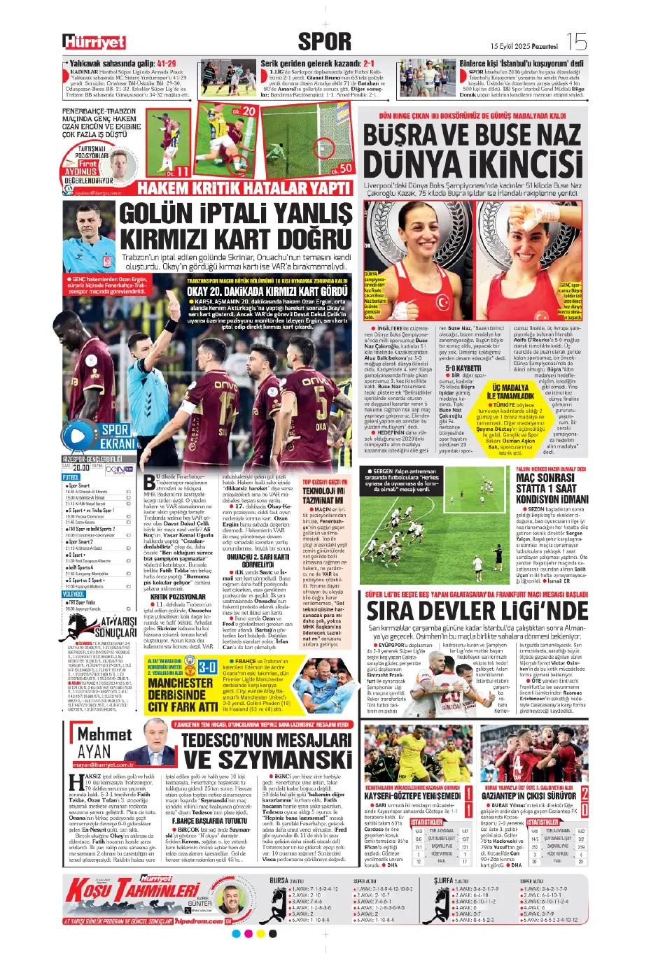 "Galatasaray'da Leroy Sane sıkıntısı" | Sporun manşetleri - 17