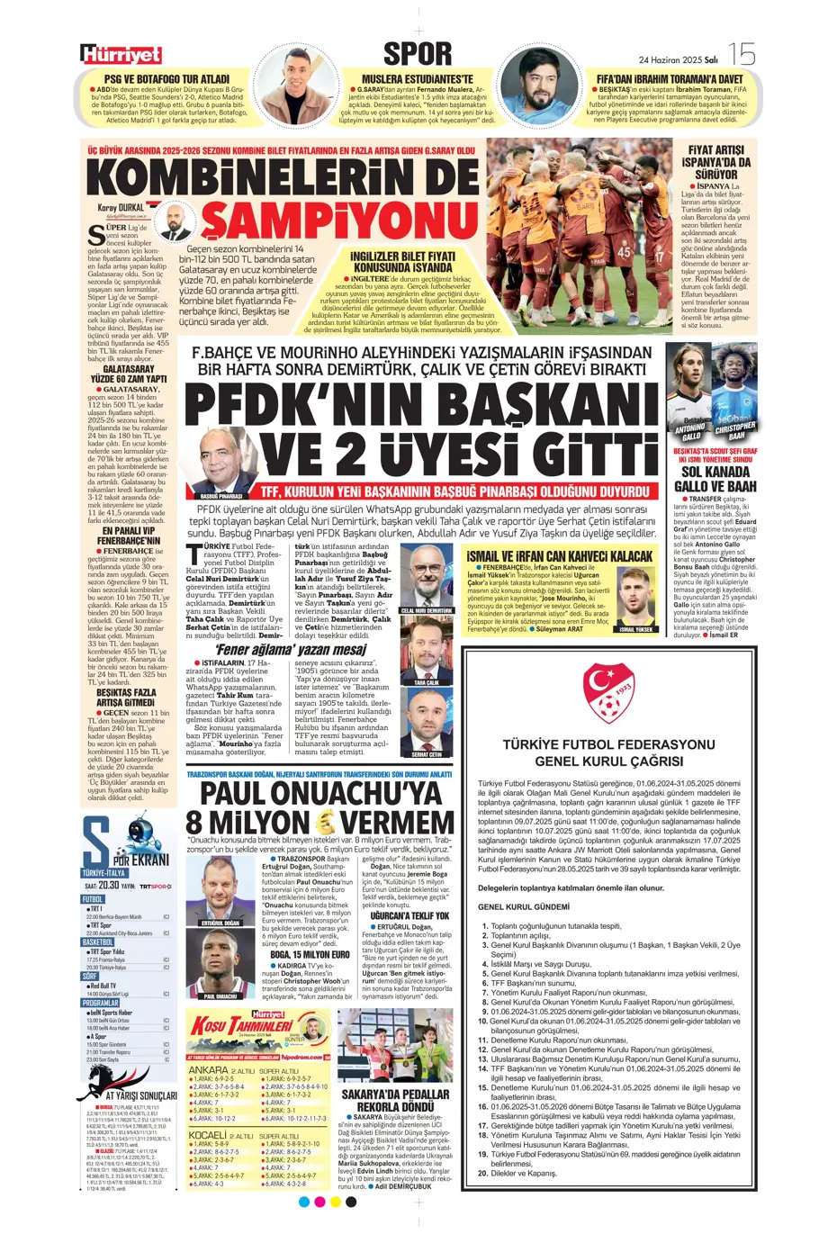 "Victor Osimhen'de son 16 gün" | Sporun manşetleri - 19