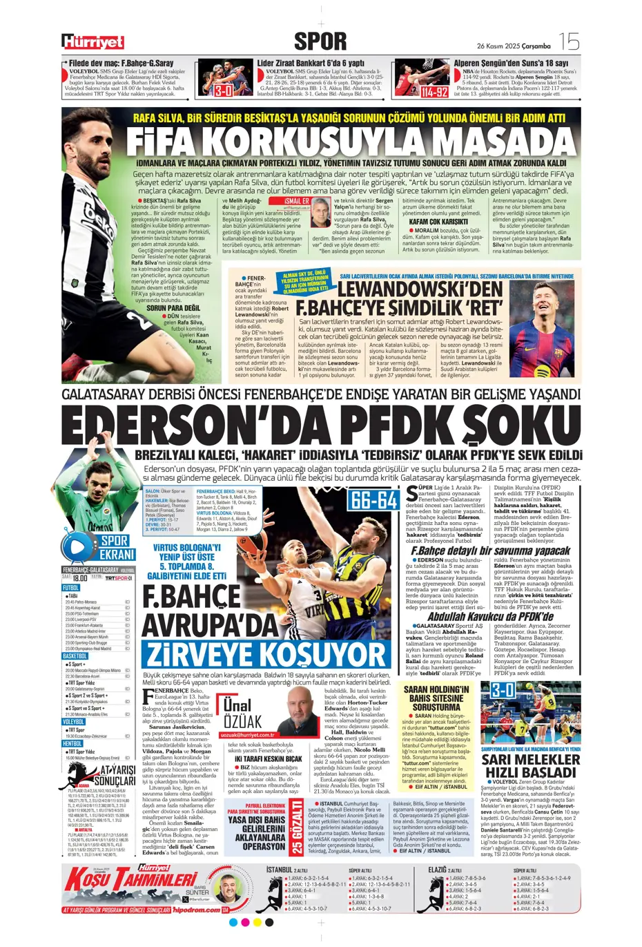 "Galatasaray Şampiyonlar Ligi'nde sakata geldi" | Sporun manşetleri - 20