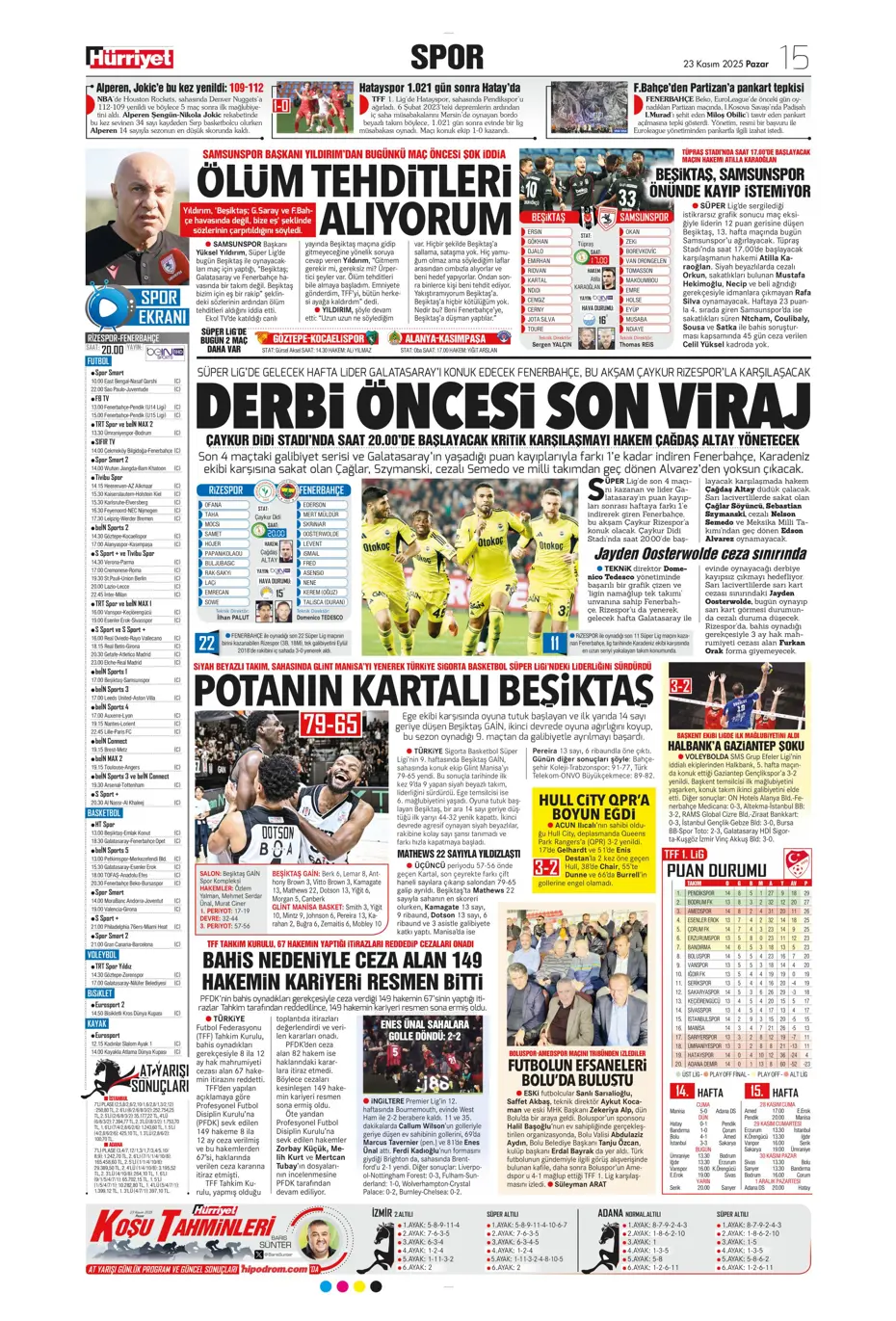 "Jadon Sancho bedavaya Fenerbahçe'ye" | Sporun manşetleri - 13