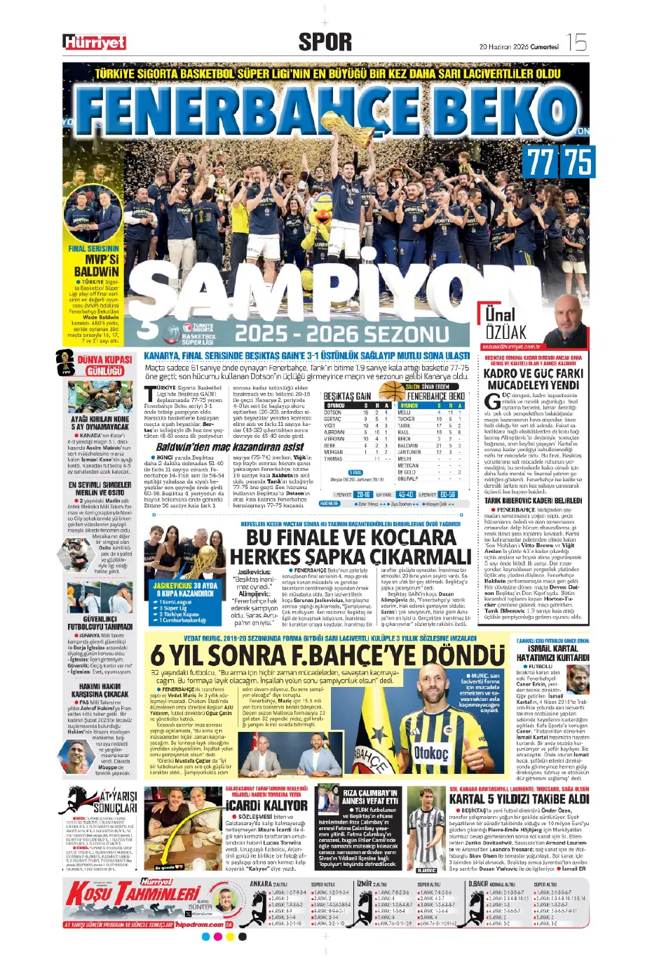Ve Fenerbahçe için İstanbul'da! Fransız yıldızı Oğuz Çetin izledi, İsmail Kartal onayladı | Sporun manşetleri - 13