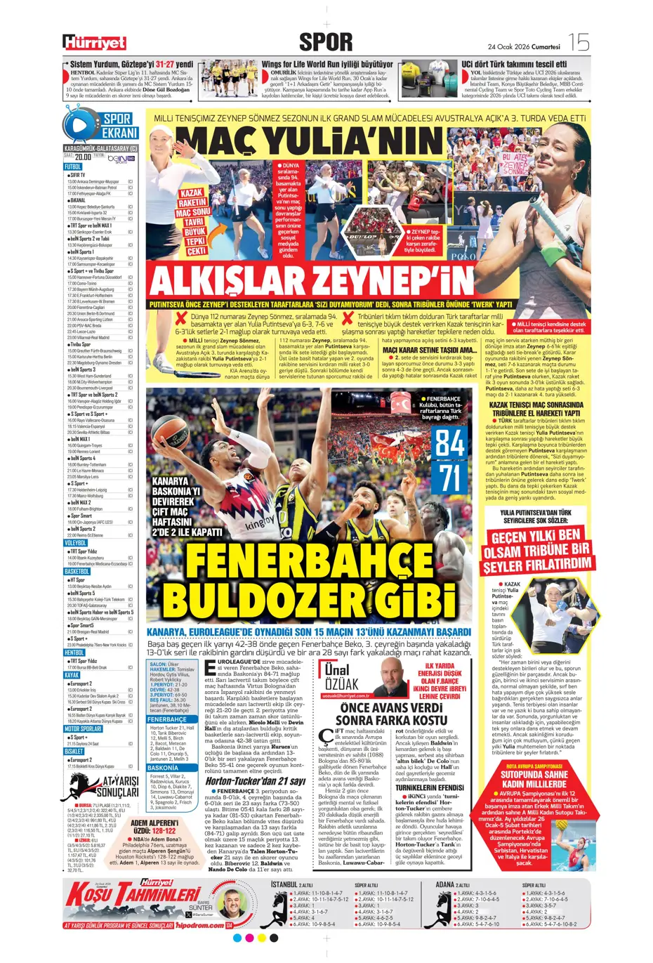 "Yaser Asprilla, Galatasaray'da" | Sporun manşetleri - 15