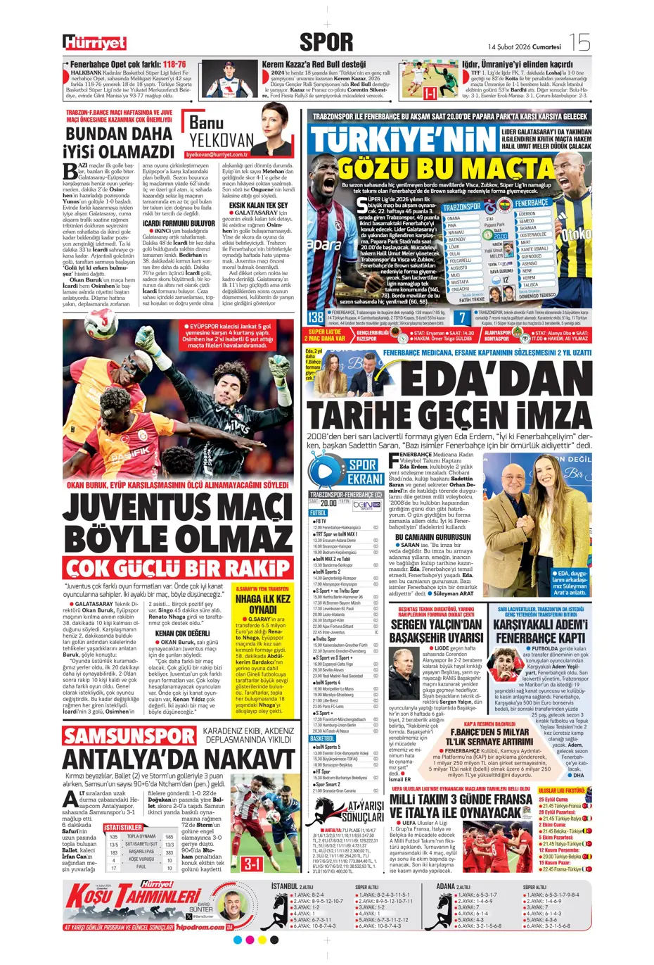 "Tedesco'dan Kerem Aktürkoğlu ve Musaba için flaş karar" | Sporun manşetleri - 16 "Tedesco'dan Kerem Aktürkoğlu ve Musaba için flaş karar" | Sporun manşetleri - 16