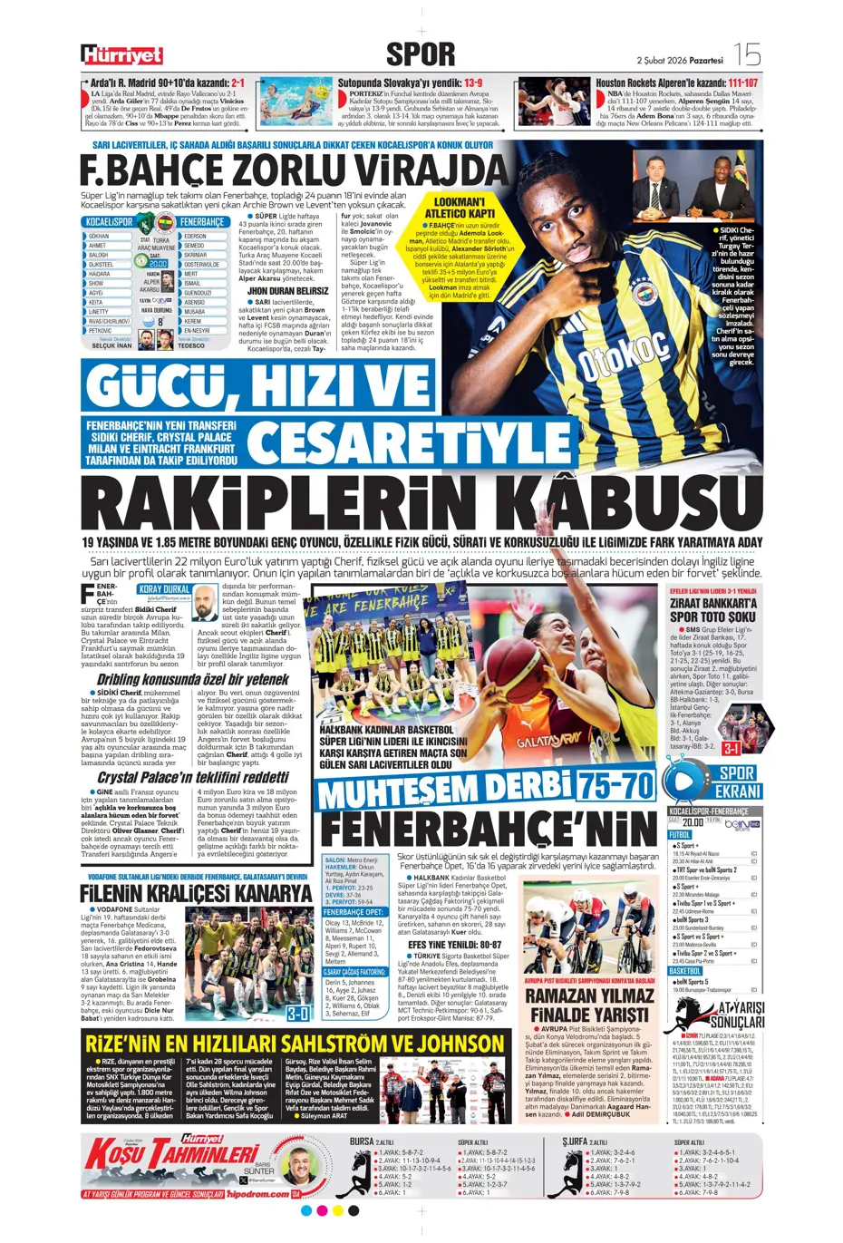 "Lookman peşinata kurban gitti" | Sporun manşetleri - 21