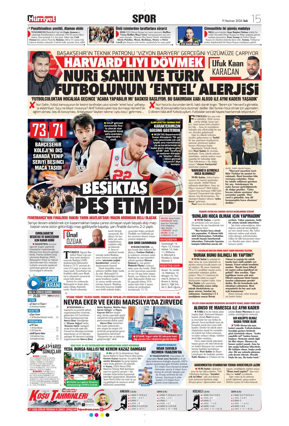 Aziz Yıldırım sonrası ilk ayrılık için İstanbul'a geliyorlar | Sporun manşetleri - 11 Aziz Yıldırım sonrası ilk ayrılık için İstanbul'a geliyorlar | Sporun manşetleri - 11