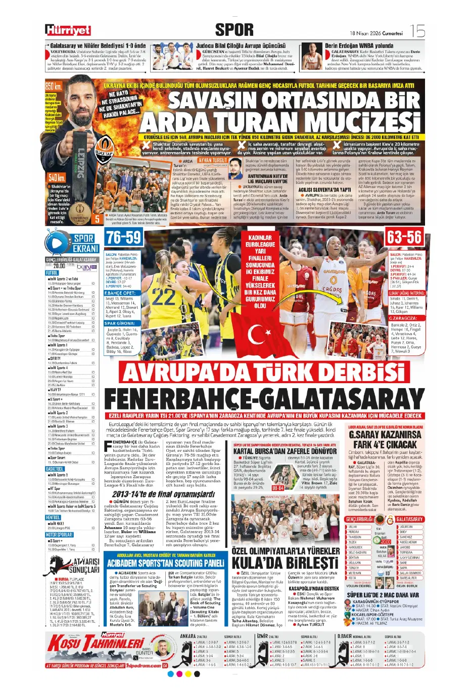 Ederson acı son | Sporun manşetleri - 13