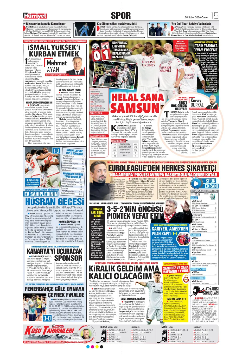 "Vitor Pereira Fenerbahçe'yi mat etti" | Sporun manşetleri - 10