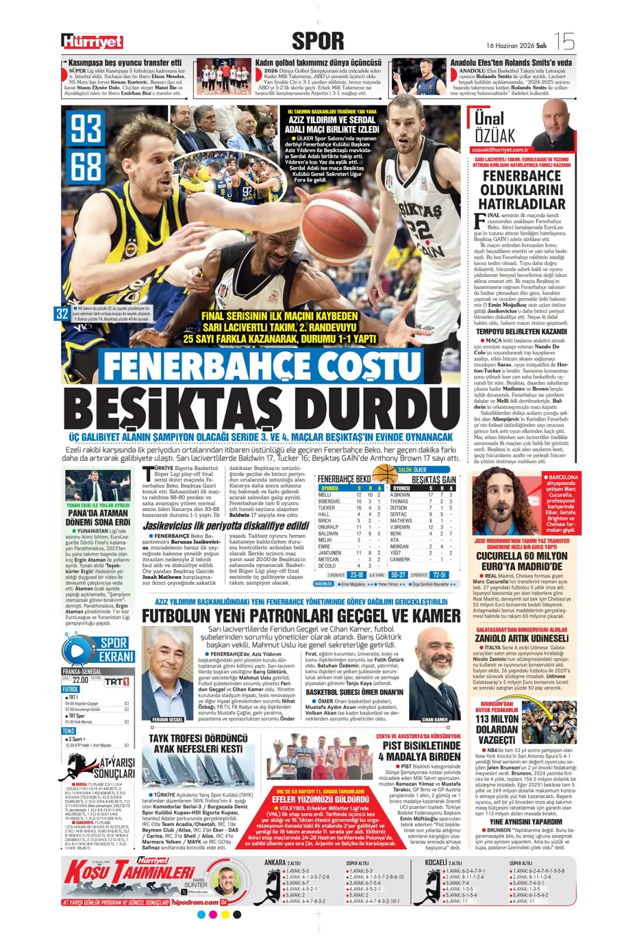 Aziz Yıldırım yönetimi ilk bileti kesti: "Kendine kulüp bul" | Sporun manşetleri - 19