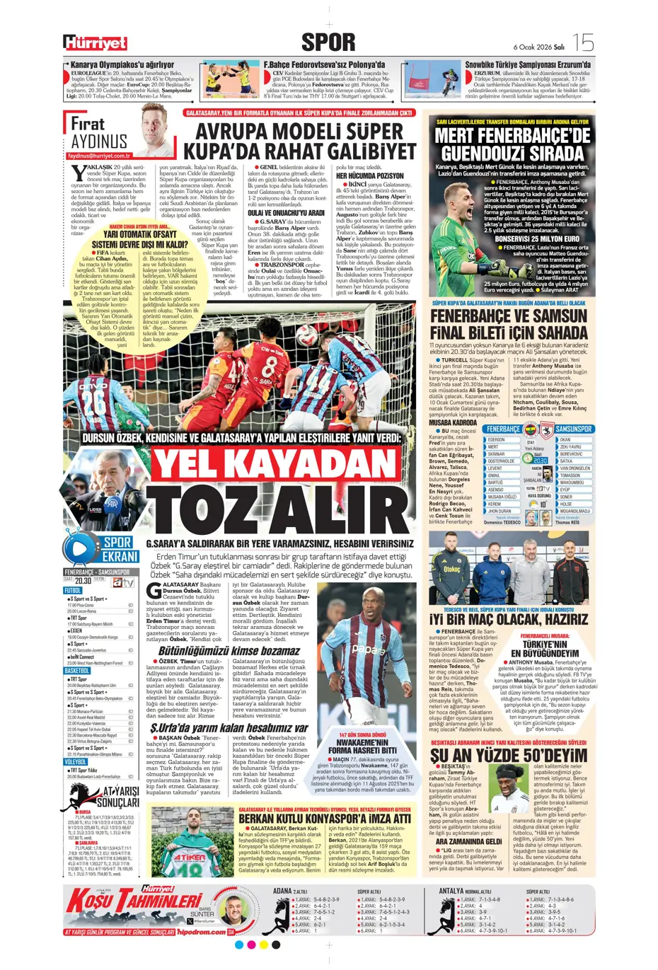 "Lookman Afrika Kupası'ndan direkt İstanbul'a" | Sporun manşetleri - 9 "Lookman Afrika Kupası'ndan direkt İstanbul'a" | Sporun manşetleri - 9