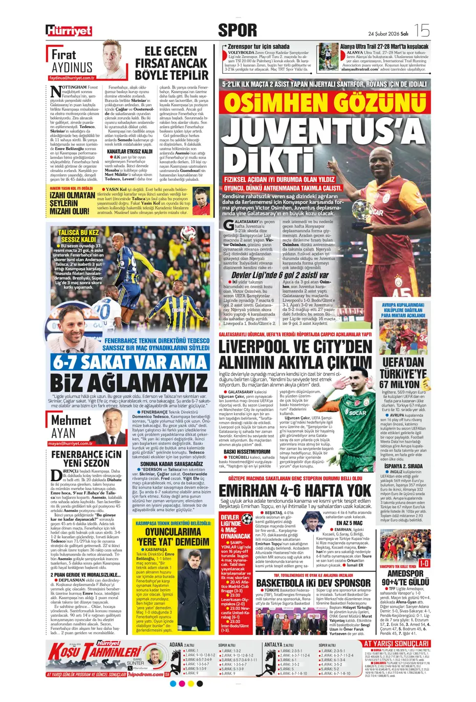 "Okan Buruk'tan bomba karar: Artık Osimhen'siz kalmayacak" | Sporun manşetleri - 18