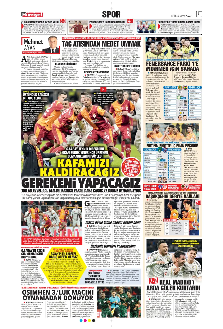 "Galatasaray'dan Gaziantep maçı sonrası transfer: Gemileri yaktı" | Sporun manşetleri - 10