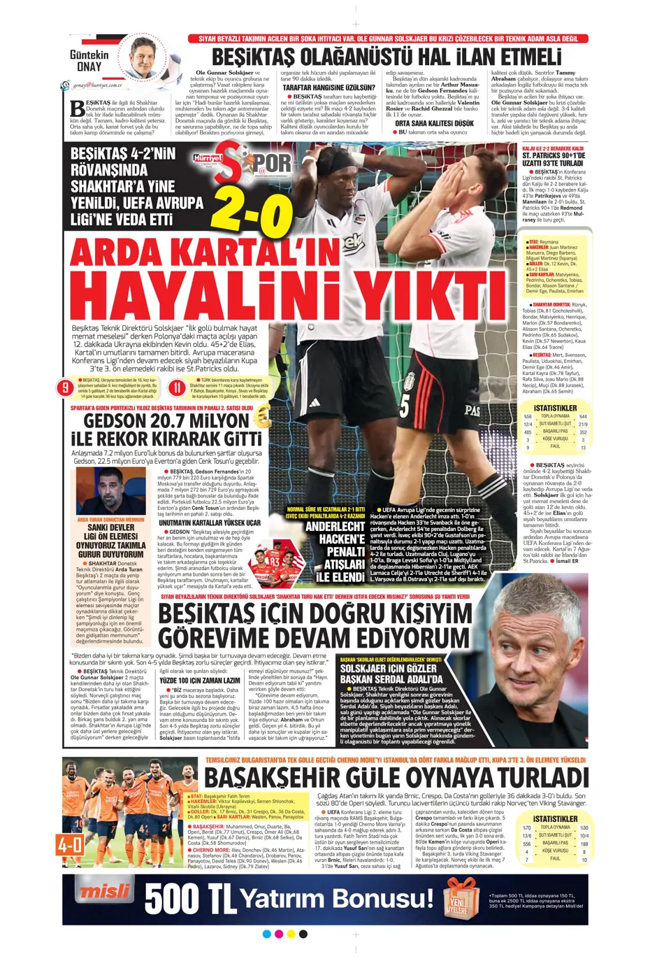 "Ederson için geri sayım" | Sporun manşetleri - 20