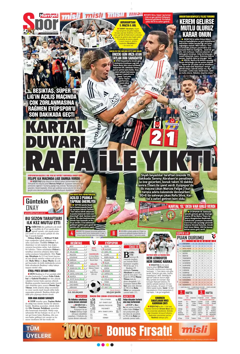 "Galatasaray'dan Antony bombası" | Sporun manşetleri - 20