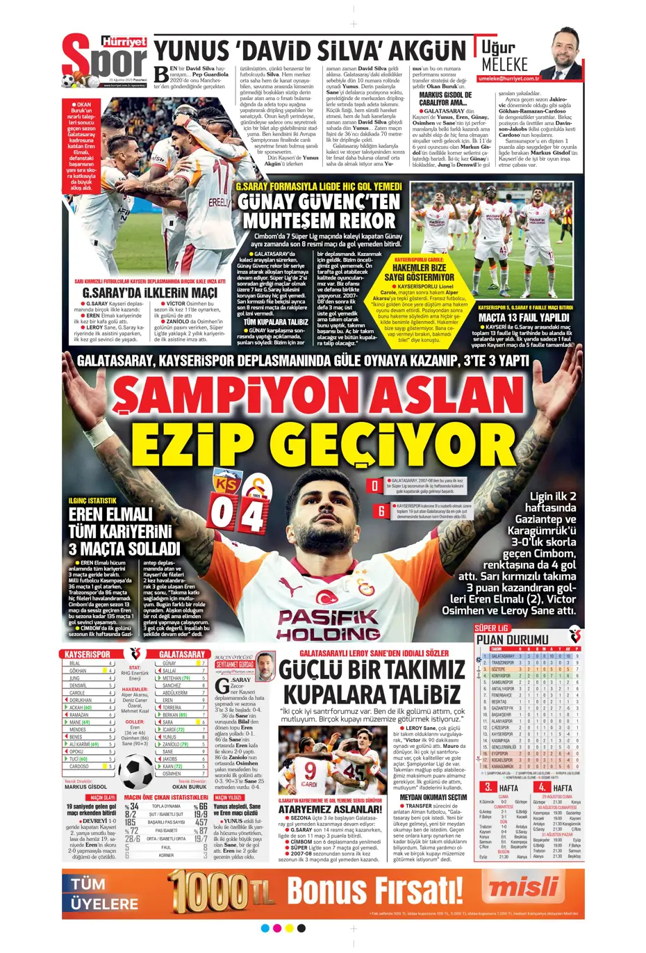 "Fenerbahçe'de Youri Tielemans tamam" | Sporun manşetleri - 21