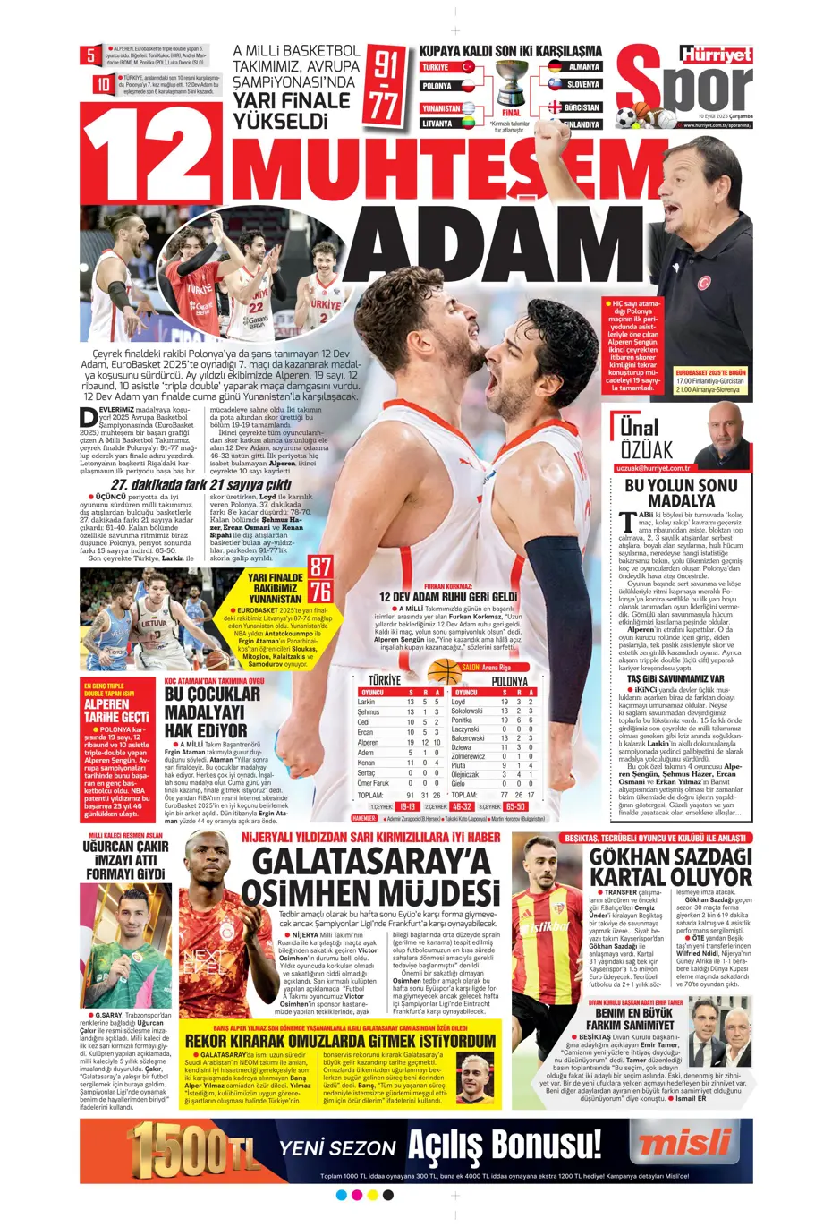 "Mühendislik harikası Domenico Tedesco" | Sporun manşetleri - 13