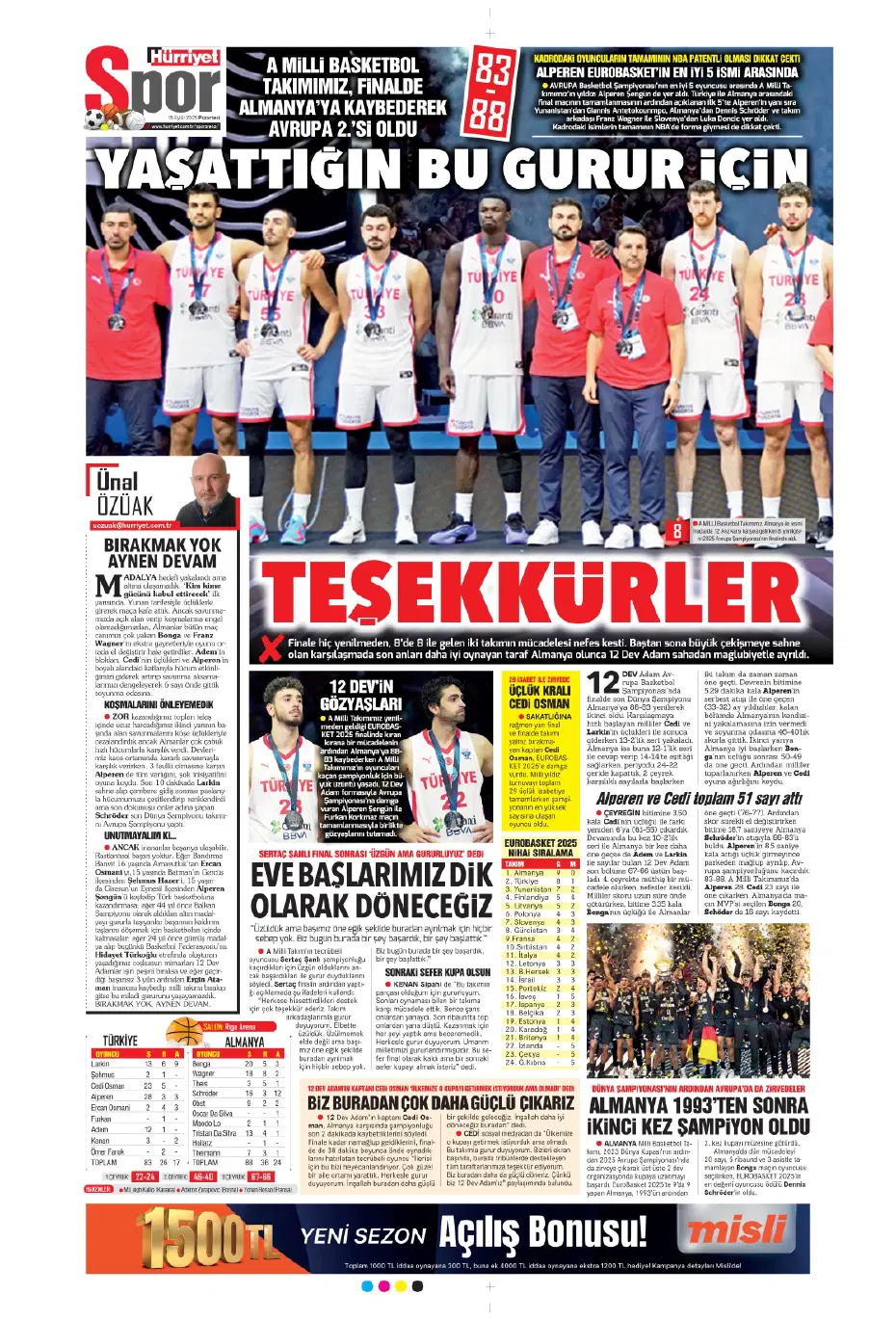"Galatasaray'da Leroy Sane sıkıntısı" | Sporun manşetleri - 17