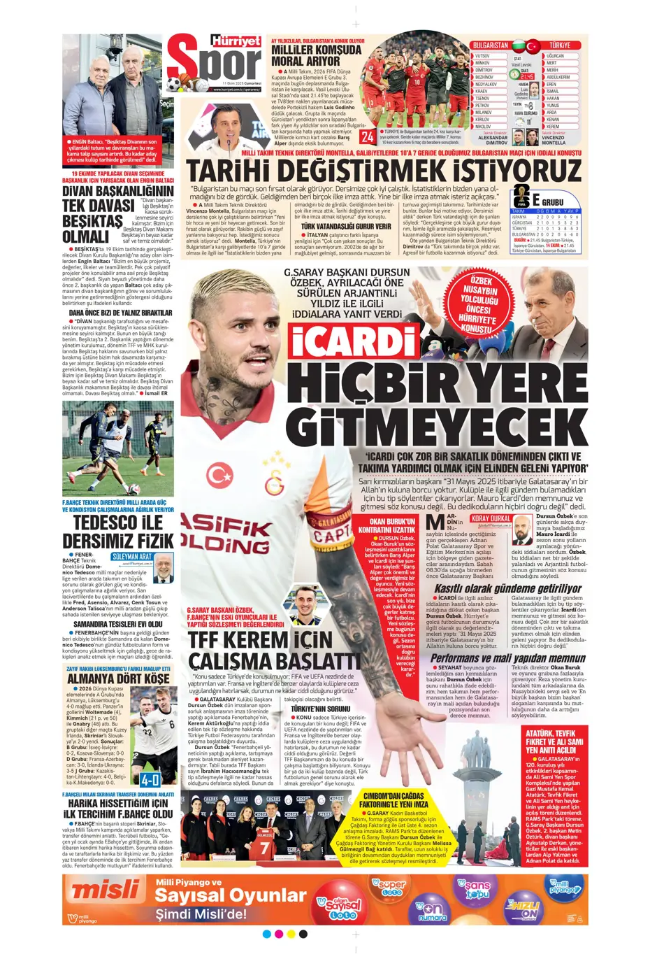 "Sergen Yalçın'ın yeni hedefi Çağlar Söyüncü" | Sporun manşetleri - 25