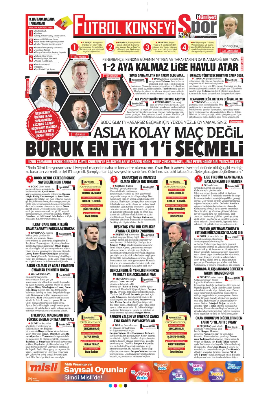 "Ve Goretzka doğrulandı" | Sporun manşetleri - 20 "Ve Goretzka doğrulandı" | Sporun manşetleri - 20