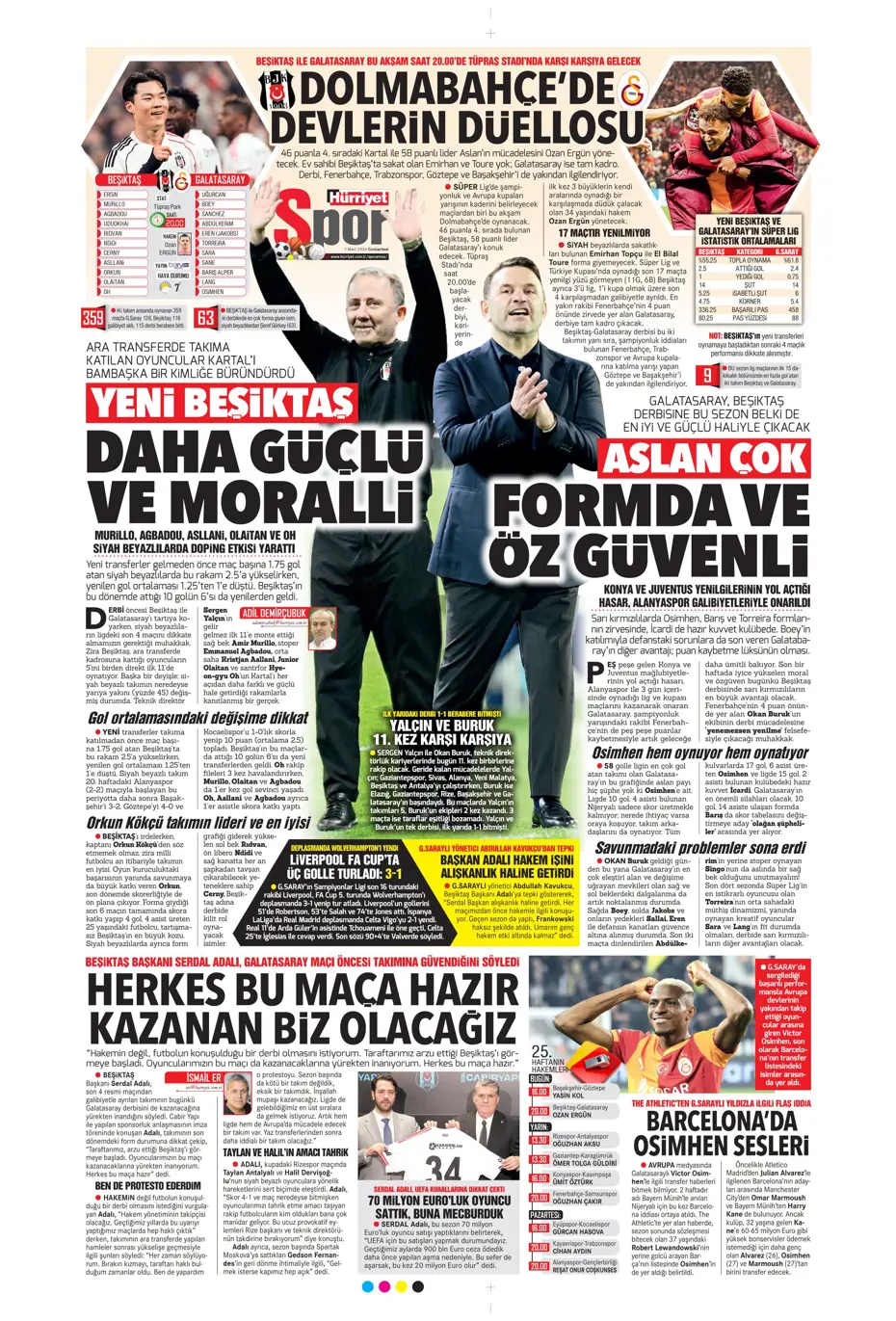 "Tedesco'ya Alman ve İtalyan markajı" | Sporun manşetleri - 21