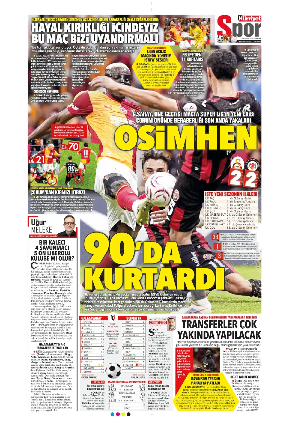 "Darwin Nunez geliyor" | Sporun manşetleri - 24 "Darwin Nunez geliyor" | Sporun manşetleri - 24