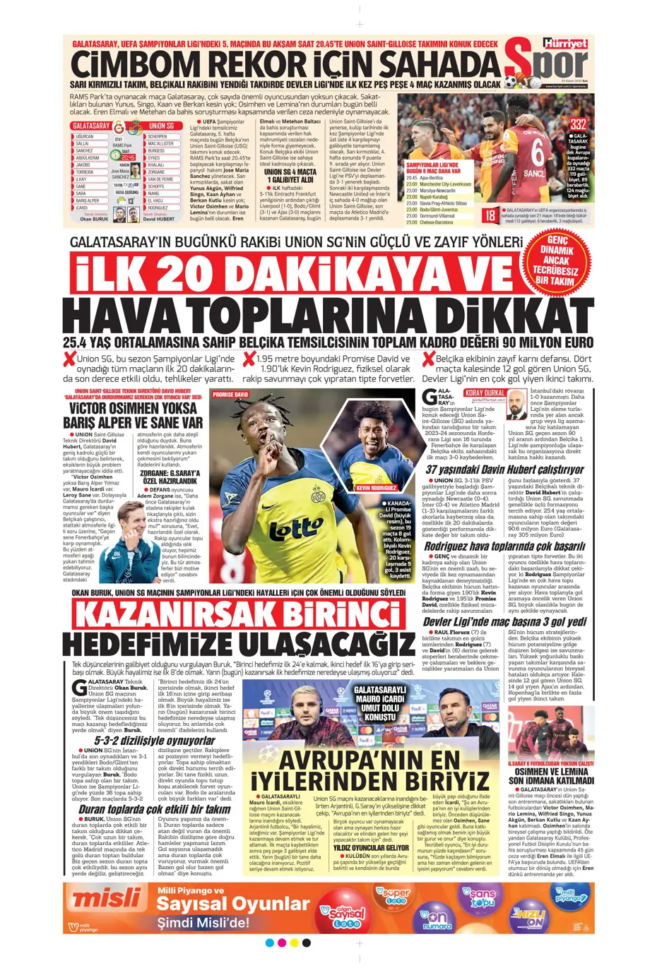 "Fenerbahçe'ye sürpriz golcü: Franculino Dju" | Sporun manşetleri - 19 "Fenerbahçe'ye sürpriz golcü: Franculino Dju" | Sporun manşetleri - 19