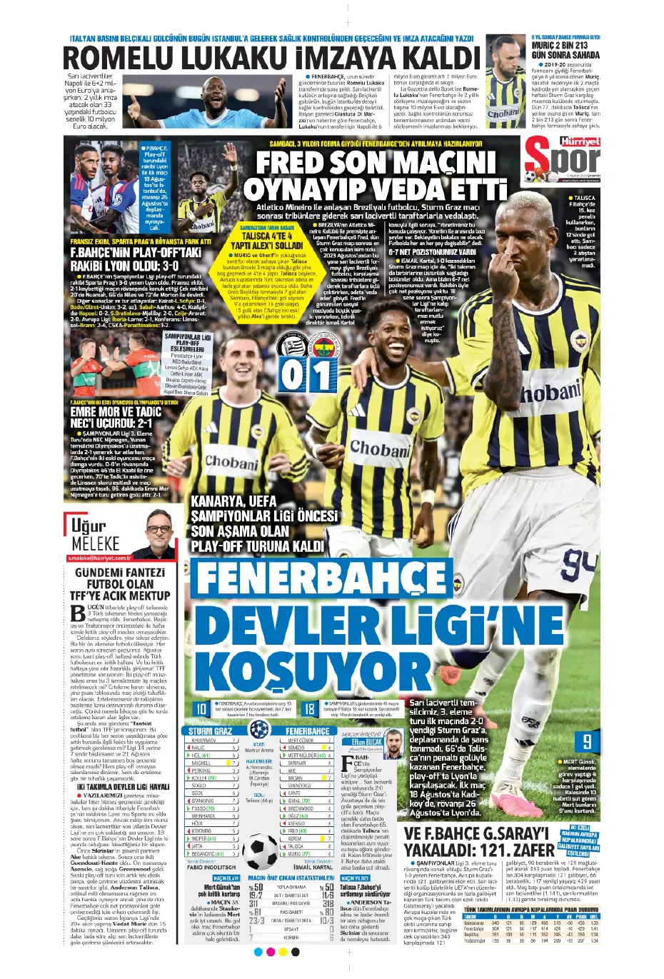Fred'in hemen ardından bir veda daha geliyor! Yerine gelecek isim çoktan belli | Sporun manşetleri - 13 Fred'in hemen ardından bir veda daha geliyor! Yerine gelecek isim çoktan belli | Sporun manşetleri - 13