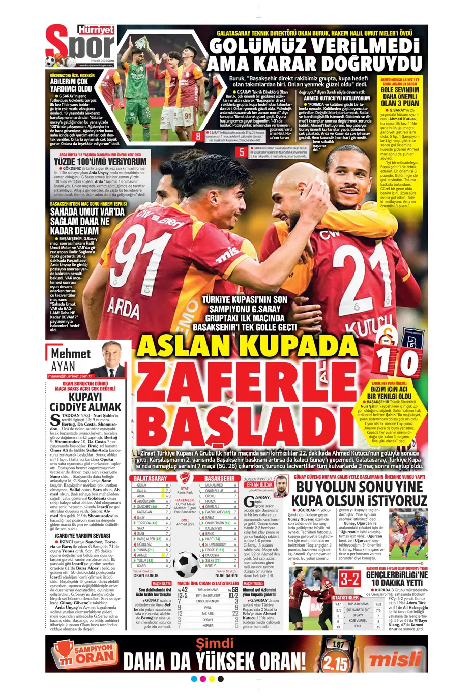 "Ve Lucas Beraldo'dan Galatasaray'a cevap geldi" | Sporun manşetleri - 27