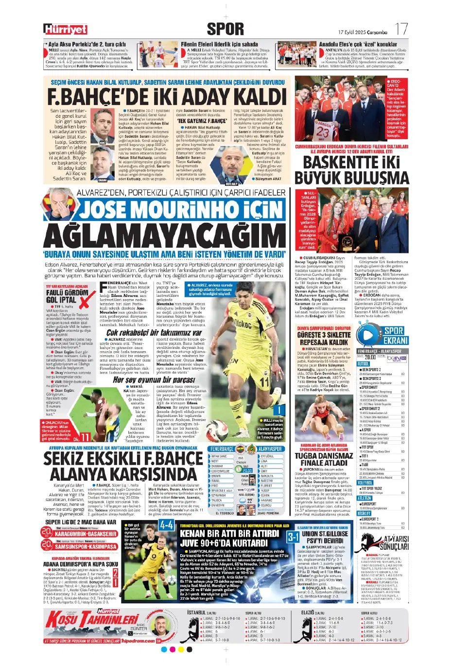 "Okan Buruk'un İlkay-Sane planı" | Sporun manşetleri - 11